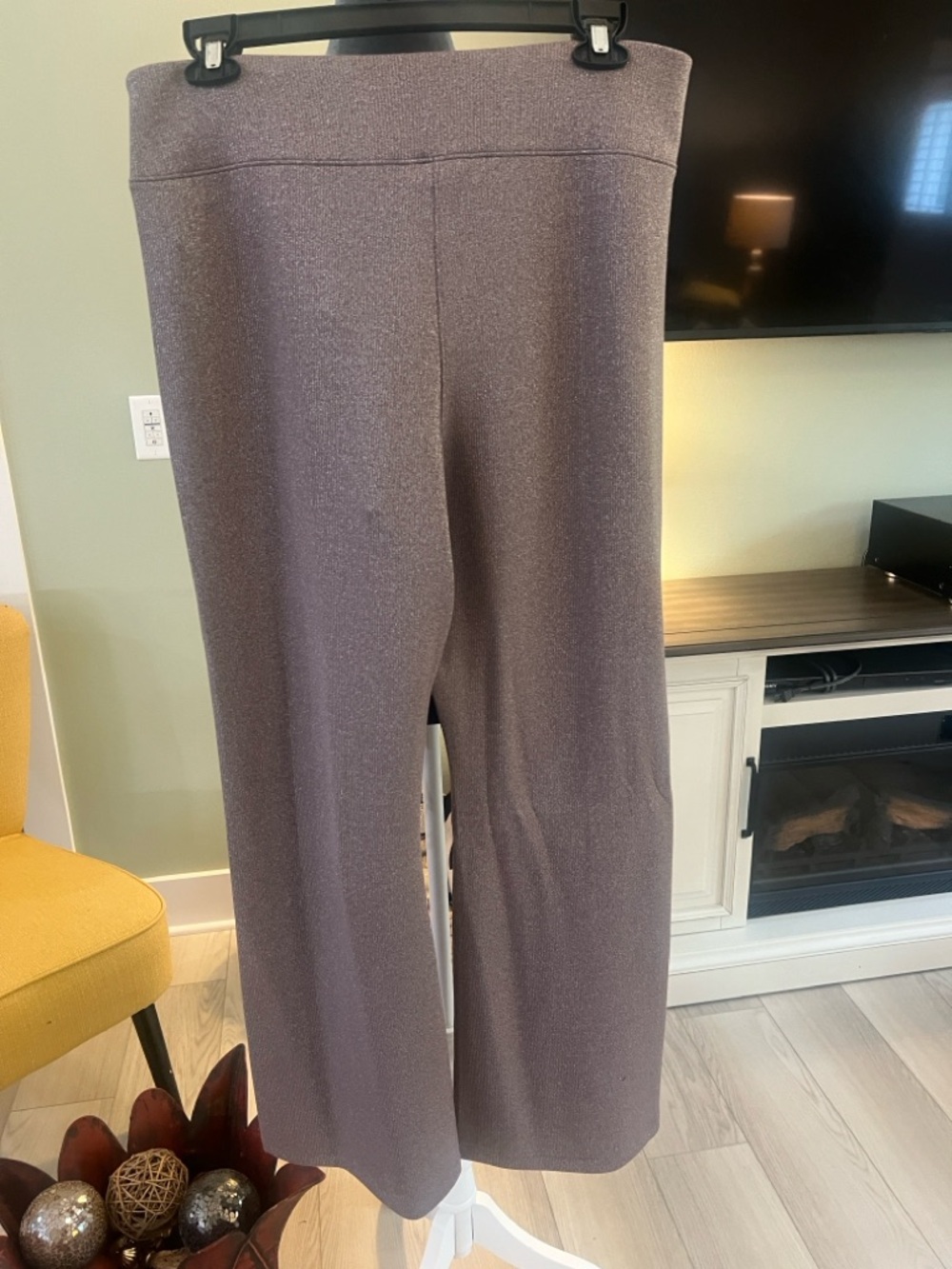 SPANX Taupe Zip-Front Hoodie and Pants with Matching Trim - Picture 6 of 13